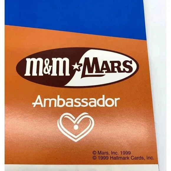 New Vtg M & M'S Mars Candy Characters Wall Growth Chart Five Feet Tall Poster - Picture 5 of 5